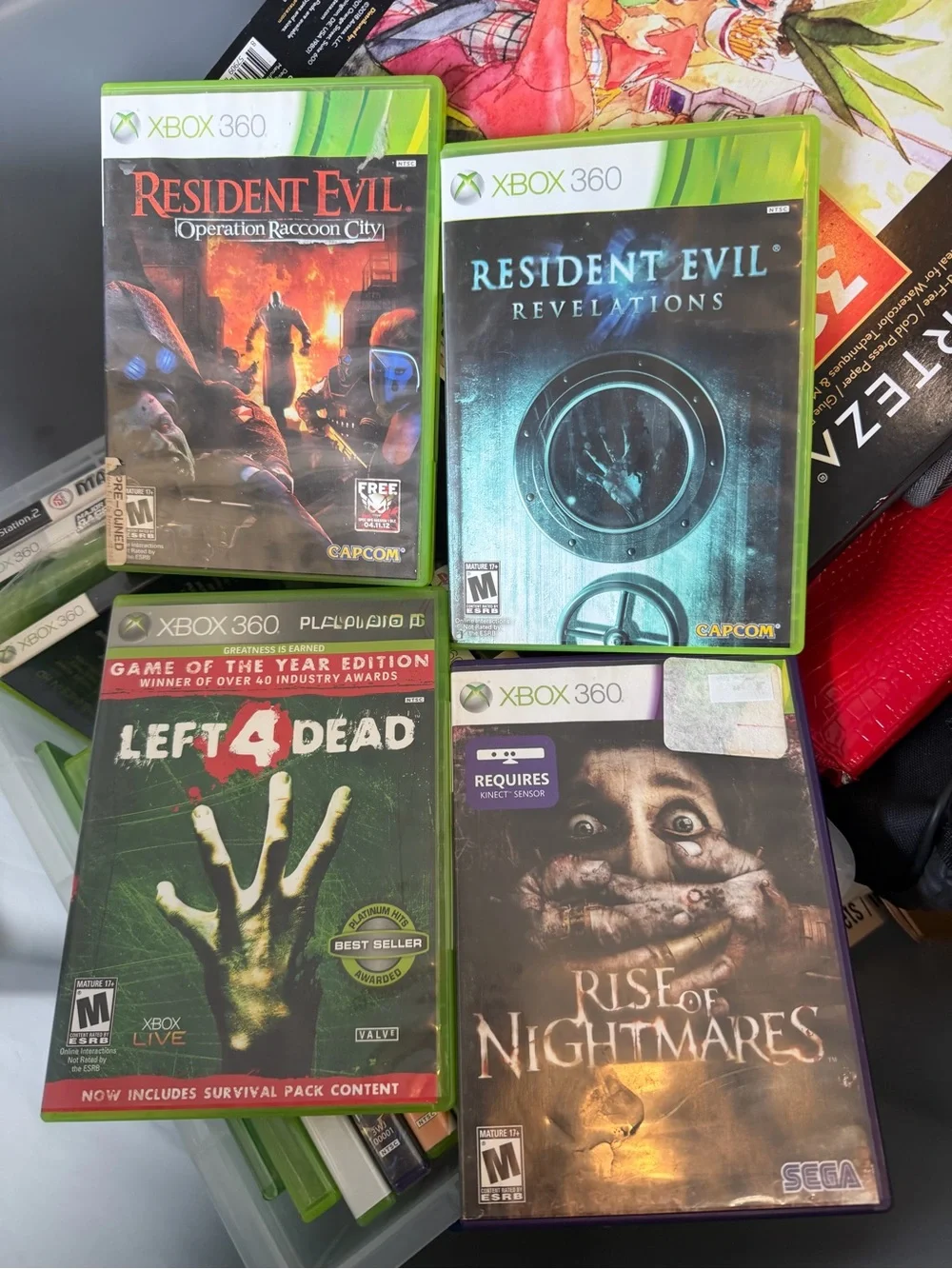 Xbox 360, left 4 dead, resident evil, rise of nightmare
